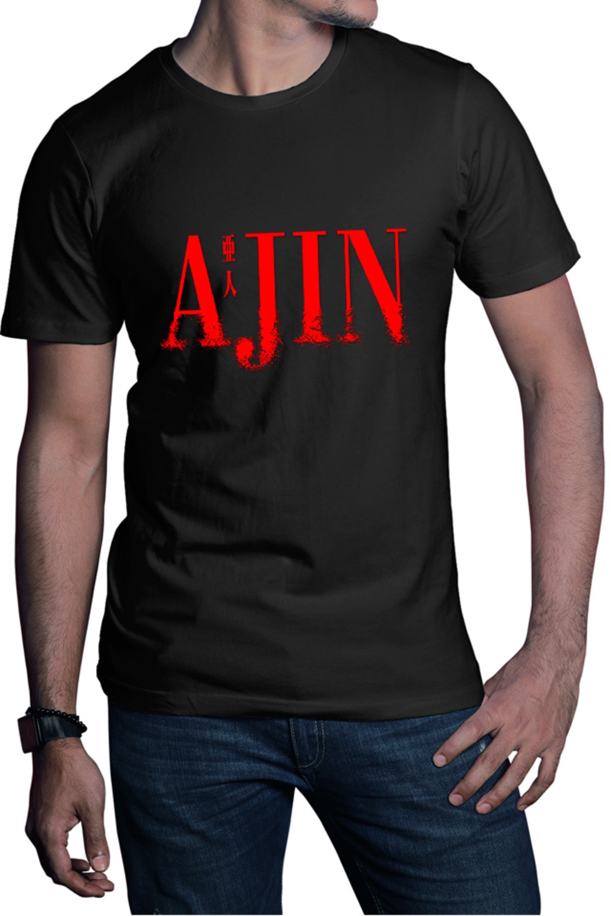Tricou barbati Ajin Logo Sakurai Horror Manga Mangaka