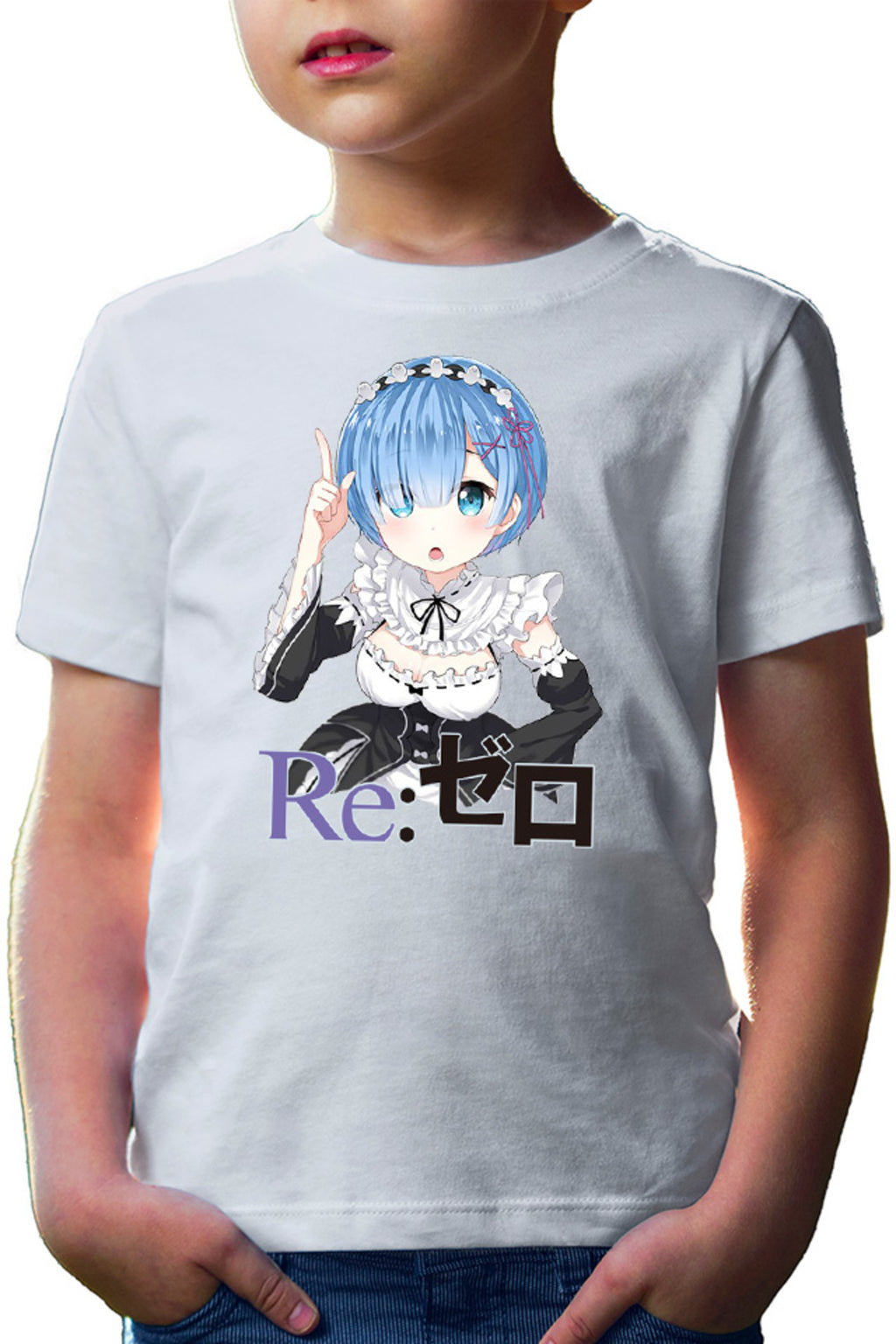 Tricou copii Re Zero REM Doki Doki Best Waifu Demon