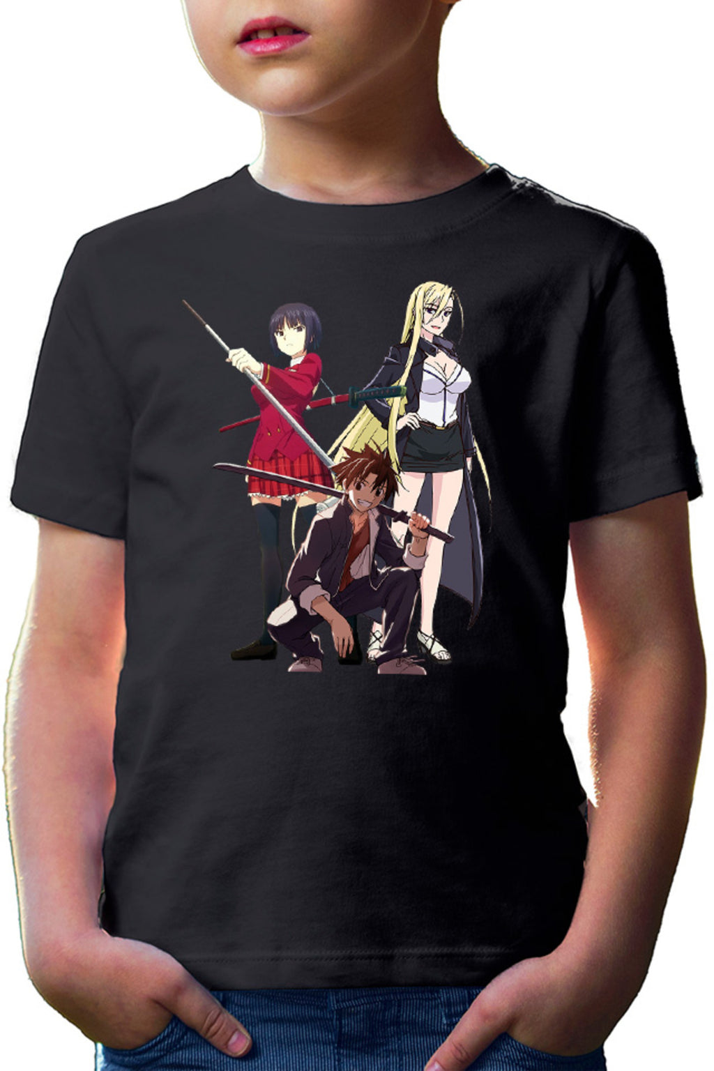 Tricou copii UQ Holder Touta McDowell Orta Katana Sci-fi Anime School