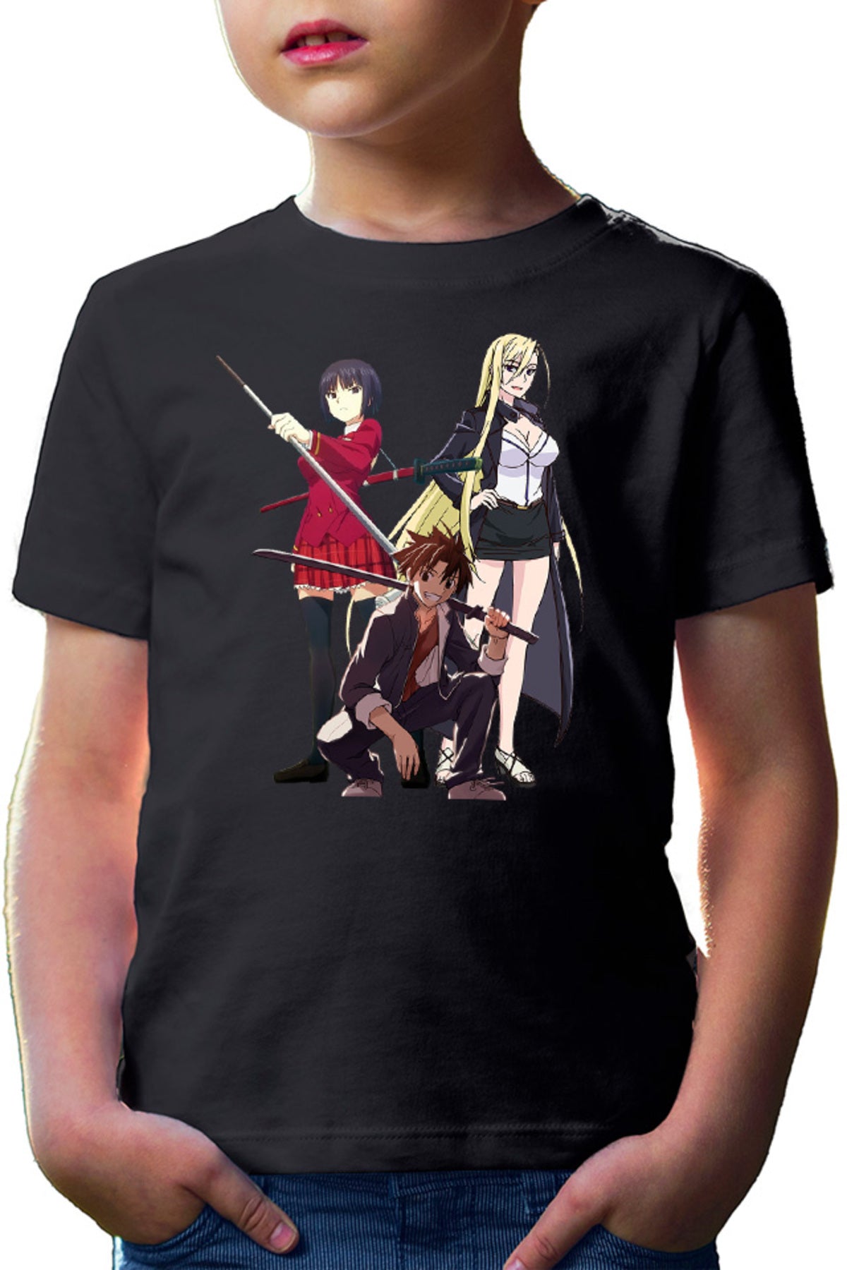 Tricou copii UQ Holder Touta McDowell Orta Katana Sci-fi Anime School