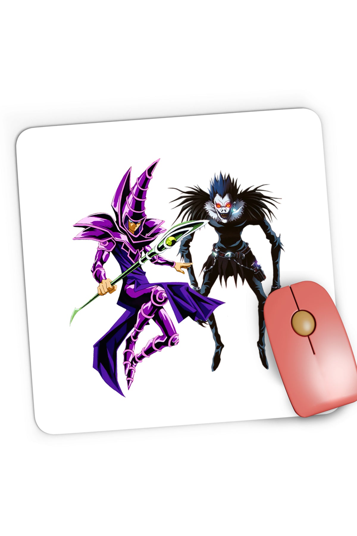 Mousepad Gaming Yu Gi Oh Dark Magician Death Note Ryuk, 21x19 cm