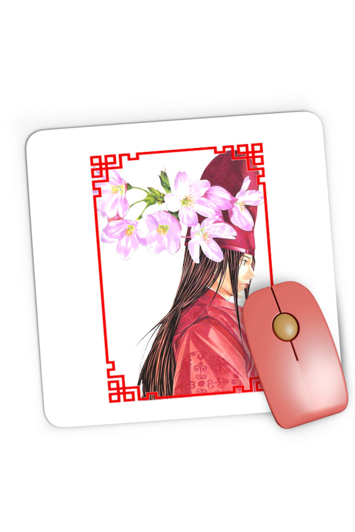 Mousepad Gaming Hikaru no Go Fujiwara no Sai Master of Go Kimono Japan, 21x19 cm
