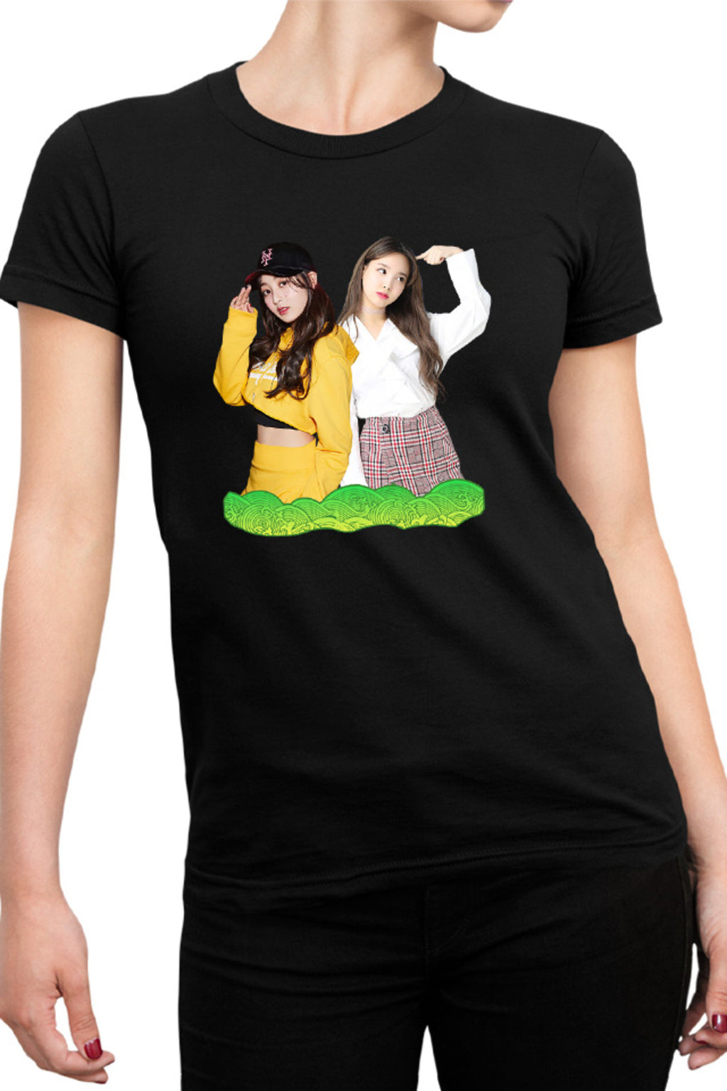 Tricou dama Twice Nayeon Jihyo Icon Wave Cute Girls Dancers
