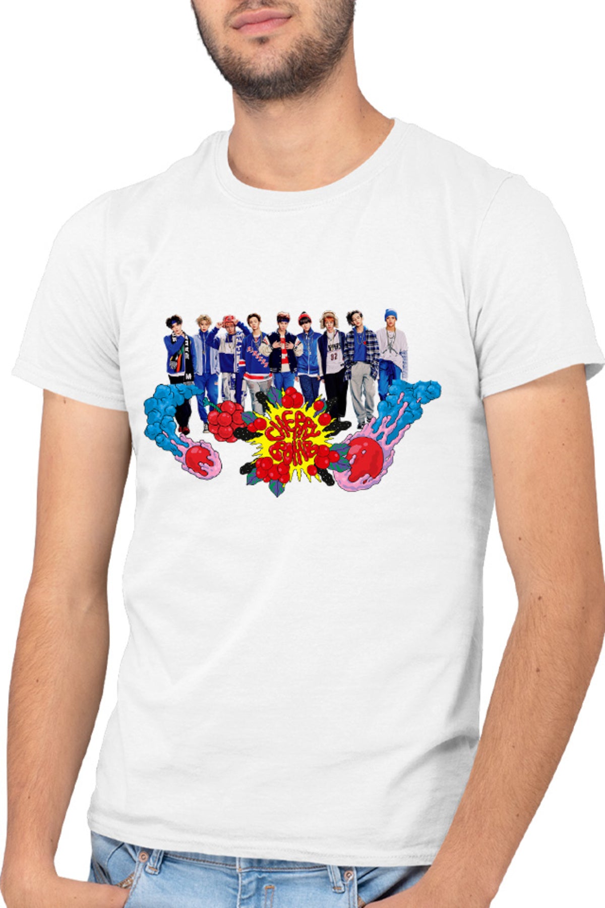 Tricou barbati NCT Cherry Bomb Sweets Campaign Concept Visuals