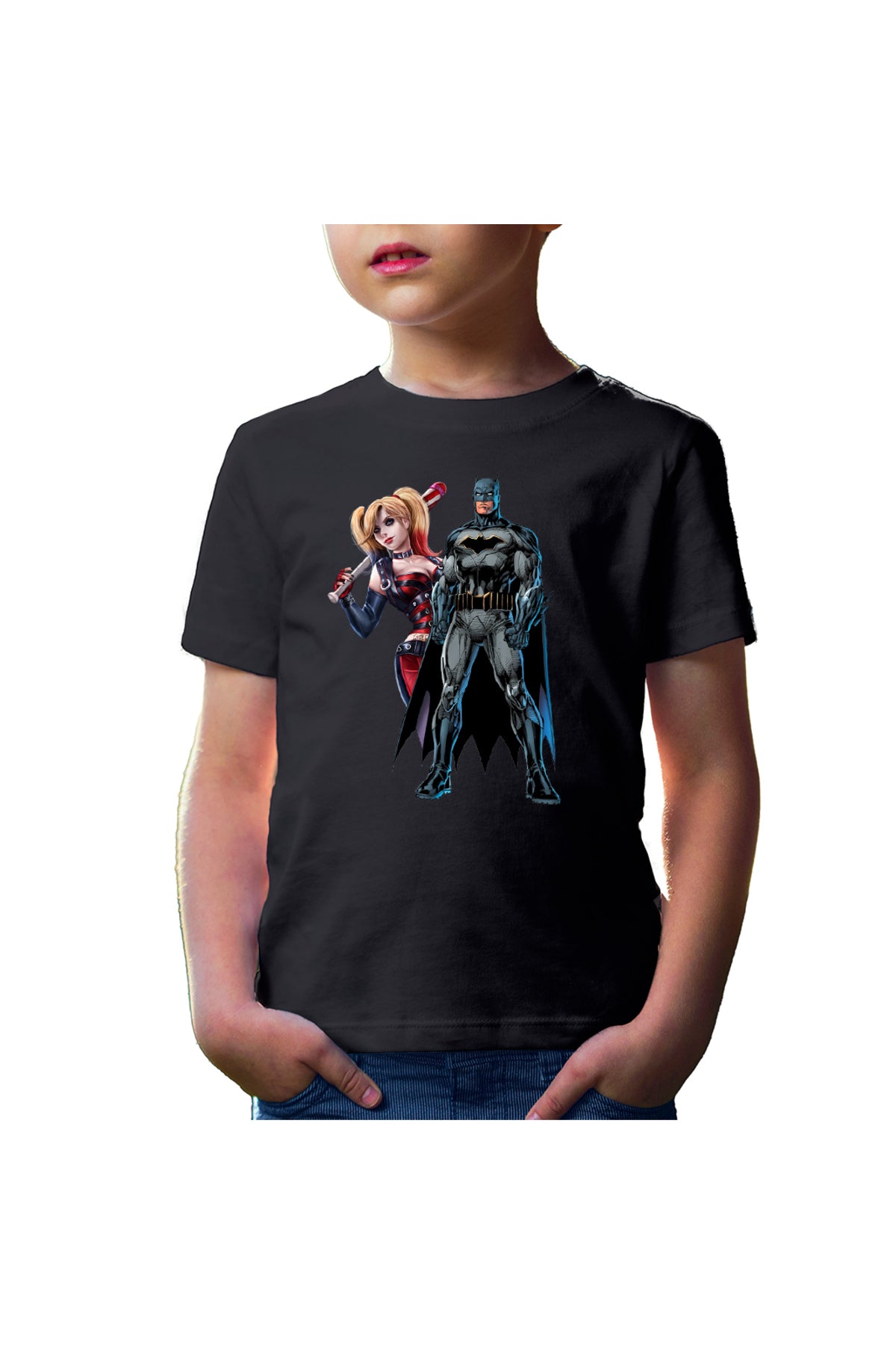 Tricou copii Batman Harley Quinn Joker Margot Bad Girl