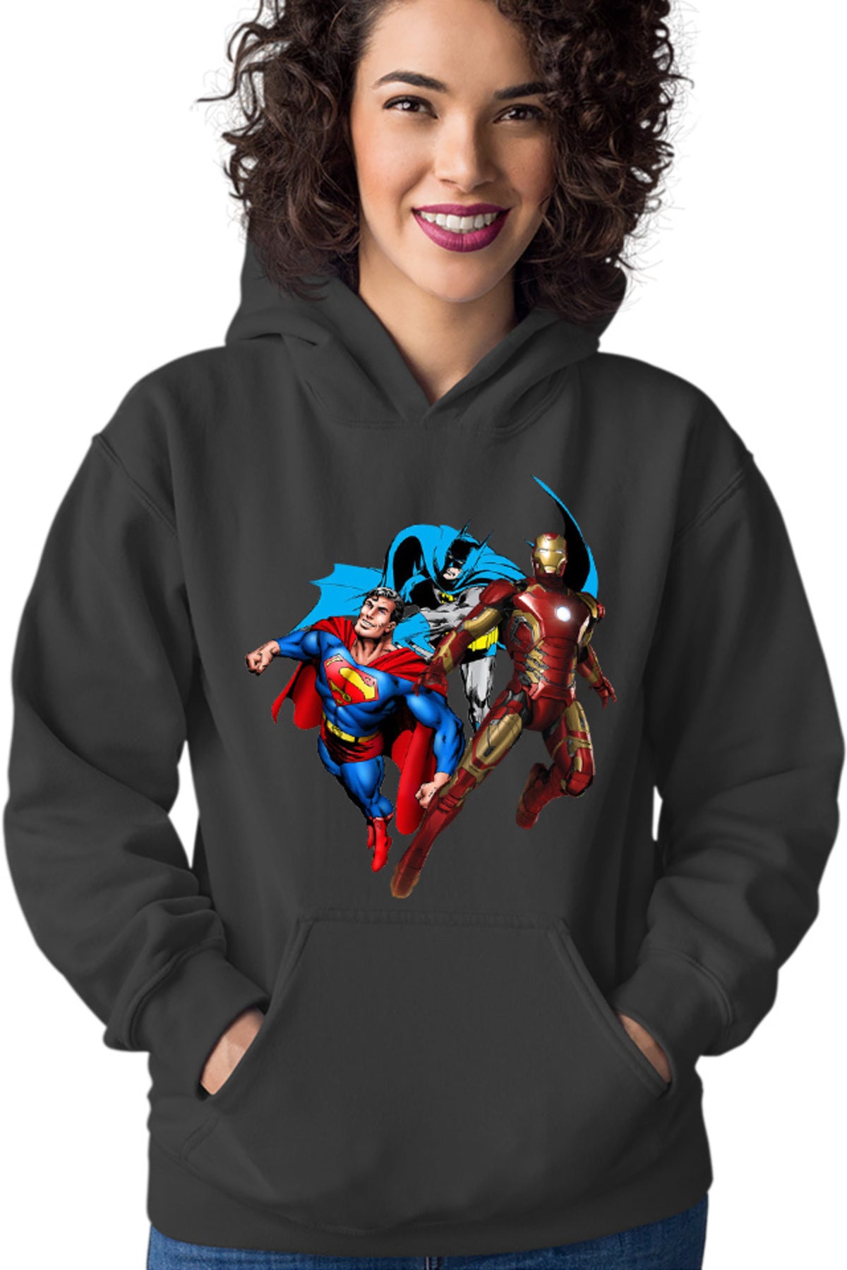 Hanorac dama Ironman Technology Batman Superman DC Superhero