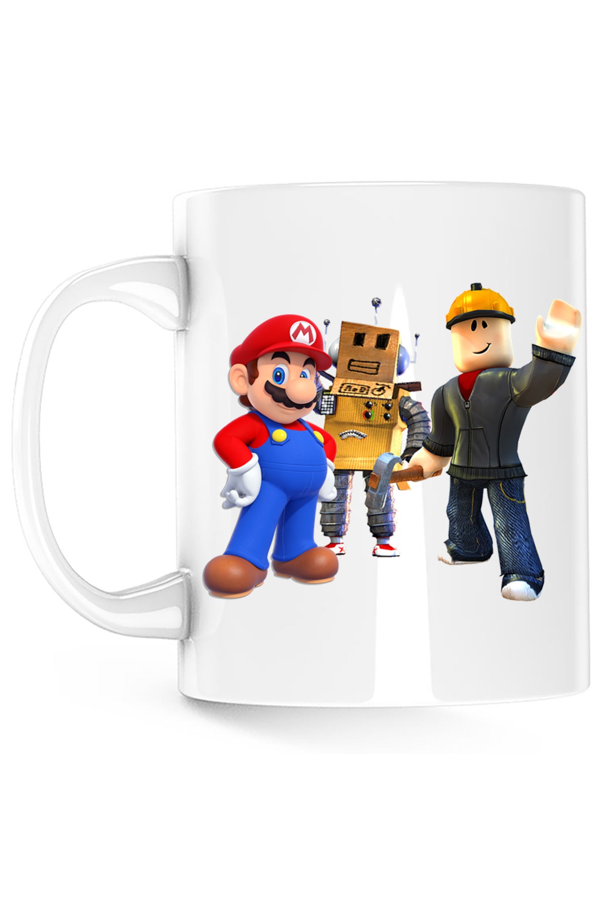Cana Roblox Mario Video Game Robox Play, alba, 330 ml