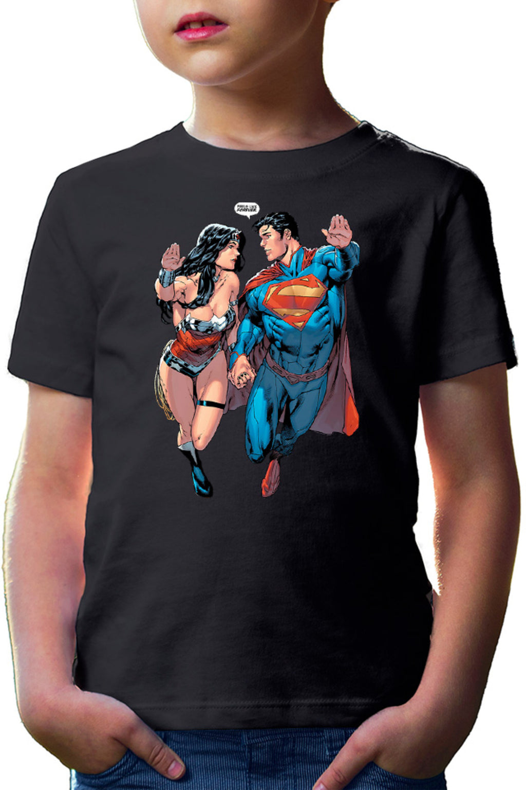 Tricou copii Wonder Woman Superman Lovers Superpowers American Heroes