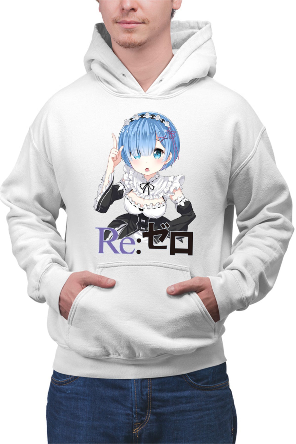 Hanorac barbati Re Zero REM Doki Doki Best Waifu Demon