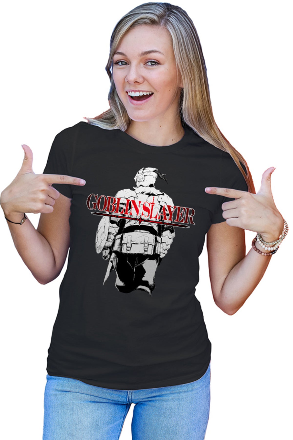 Tricou dama Goblin Slayer Armor Heavy Anime Gore Manga Powerful Sword