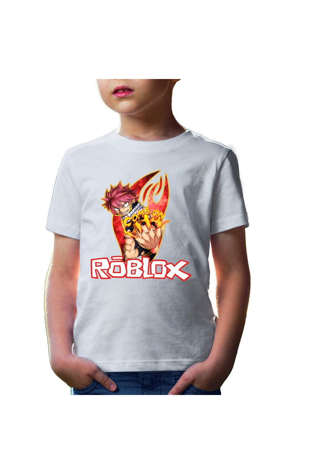 Tricou copii Fairy Tail Natsu Roblox Studio Creator