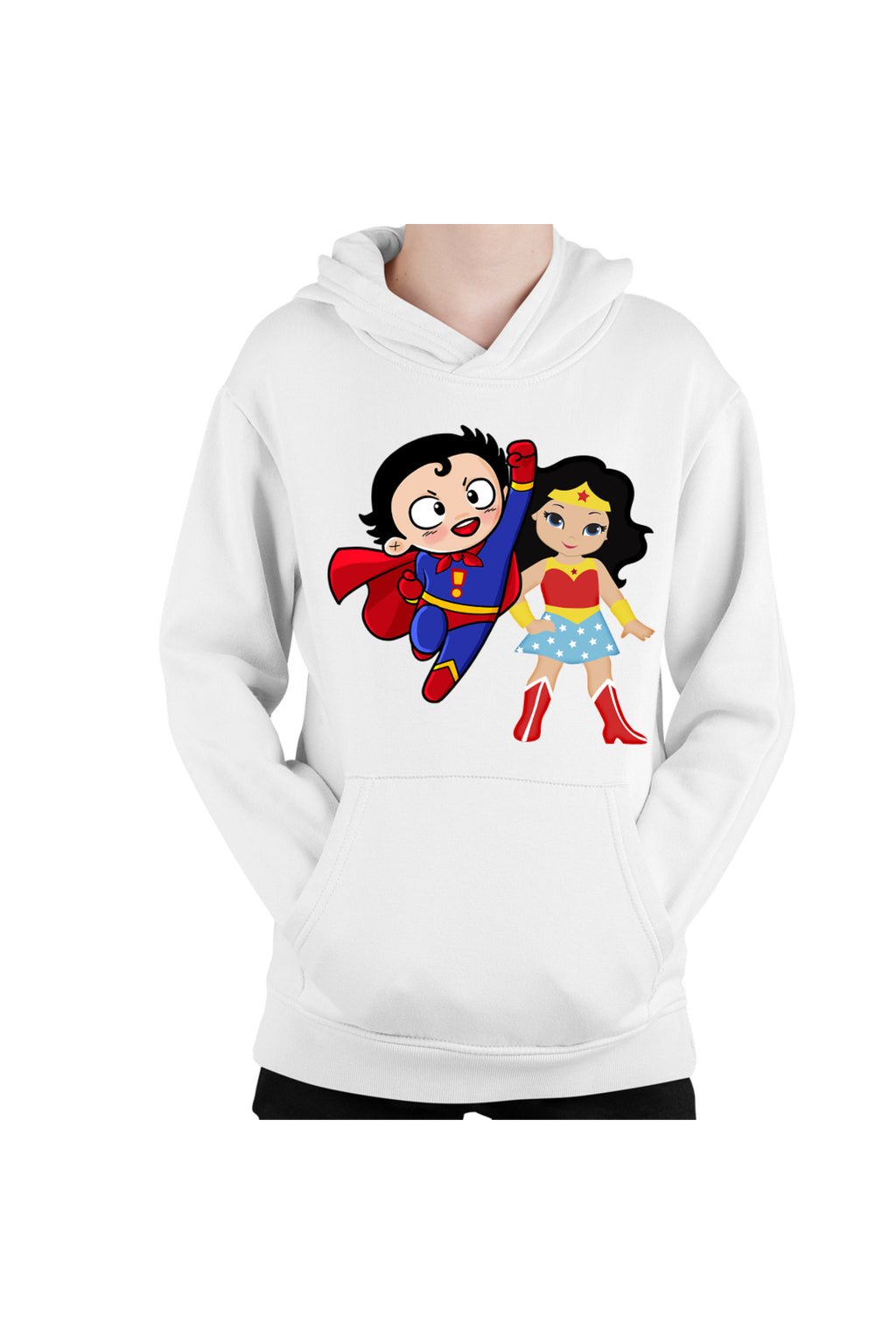 Hanorac copii Superman Wonder Woman Cartoon Hero Comics