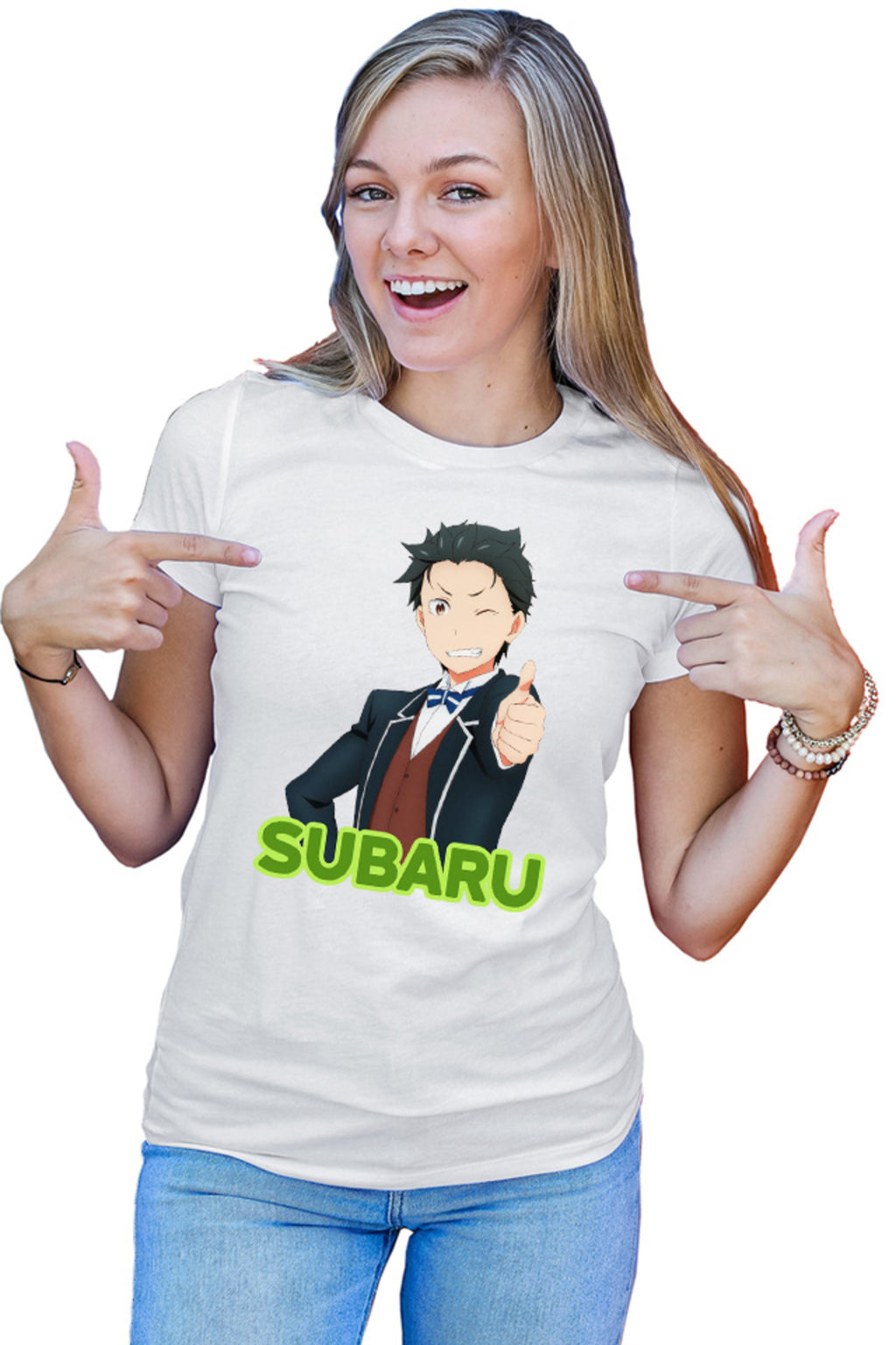 Tricou dama Re Zero Subaru Costume Like Weddning Repeat