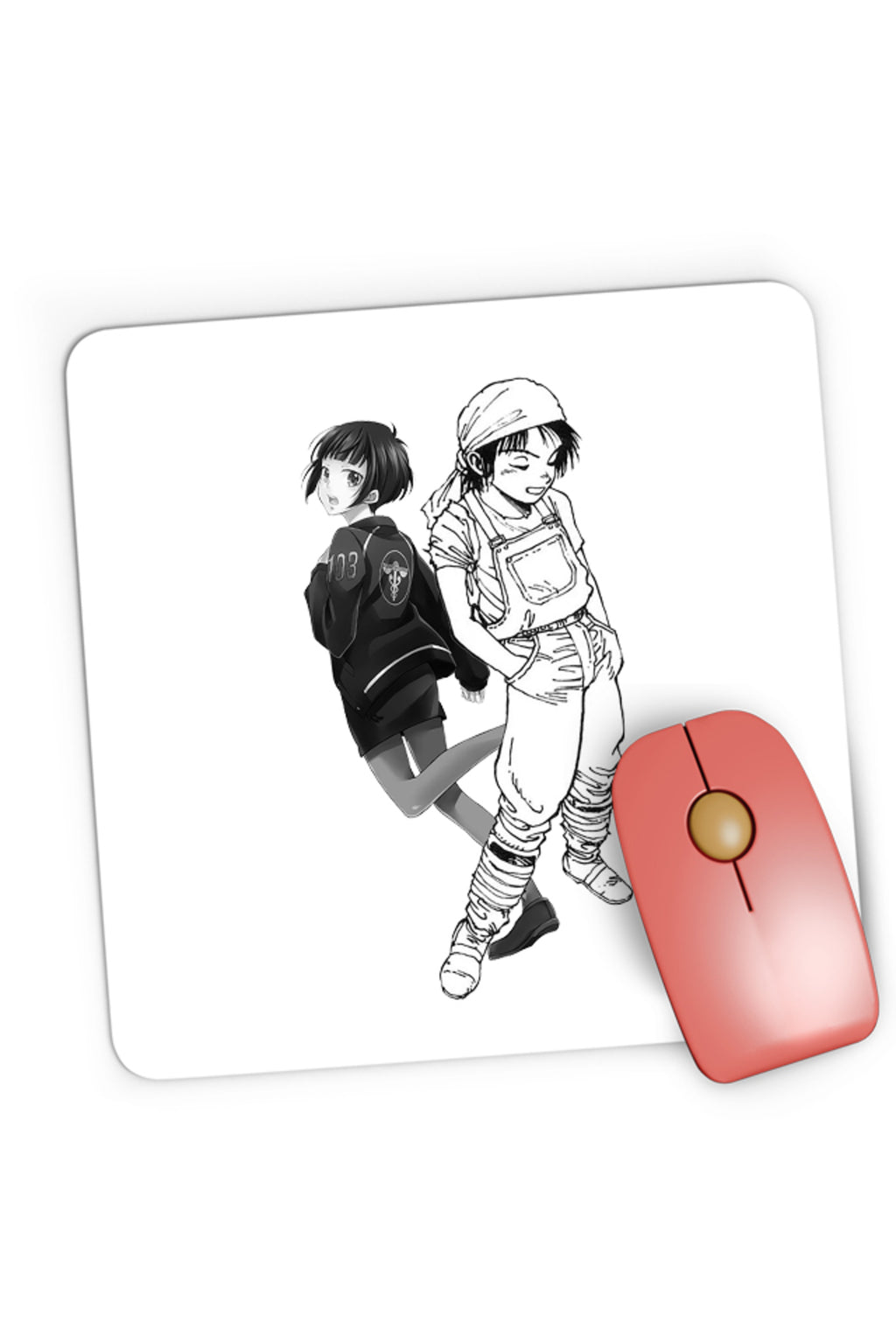 Mousepad Gaming Battle Angel Alita Yugo Akane Psycho Pass Police, 21x19 cm