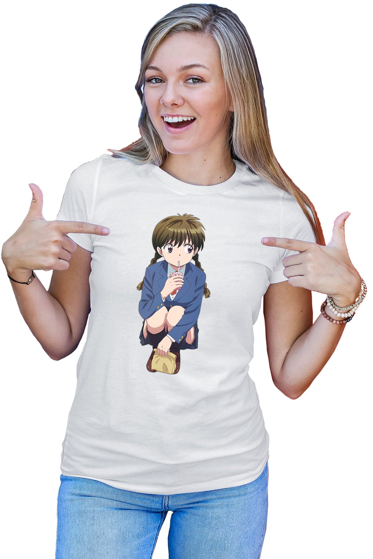 Tricou dama Rin-ne Sakura Eat Desene Anime