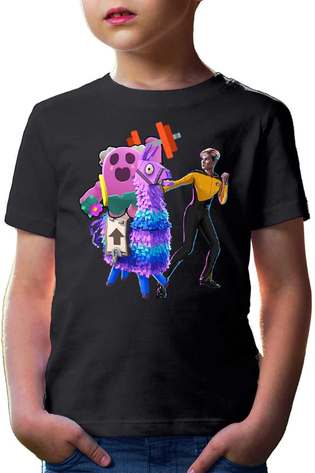 Tricou copii Brawl Stars Lift Hero Trek Fortnite Goat Battleroyale
