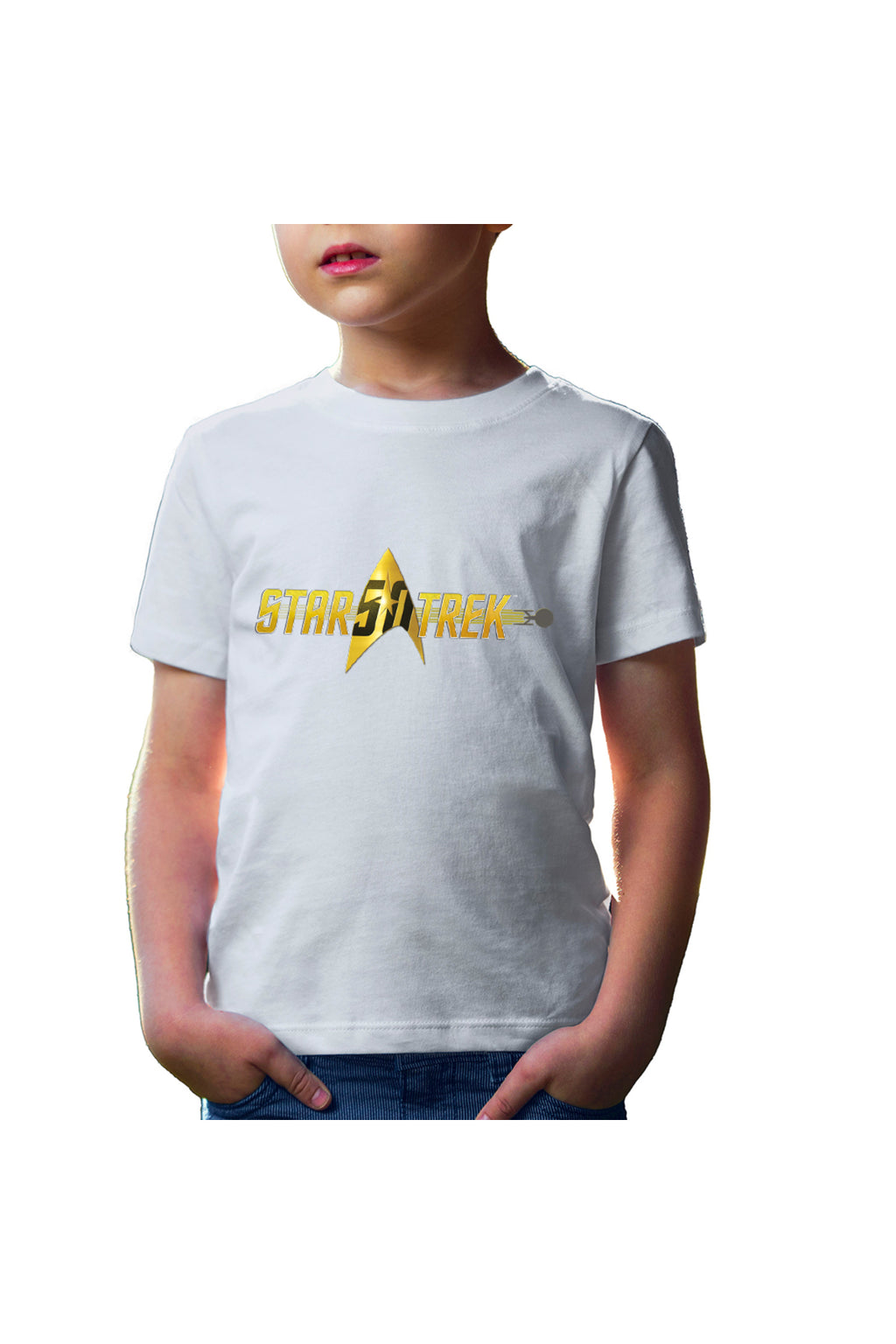 Tricou copii Star Trek Logo James Kirk Borg