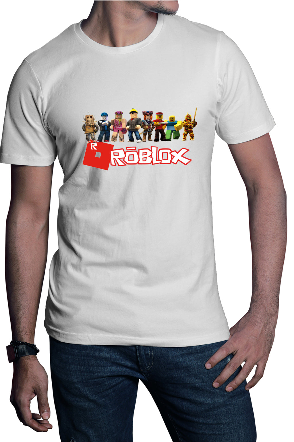 Tricou barbati Roblox All Team Guild Builderman