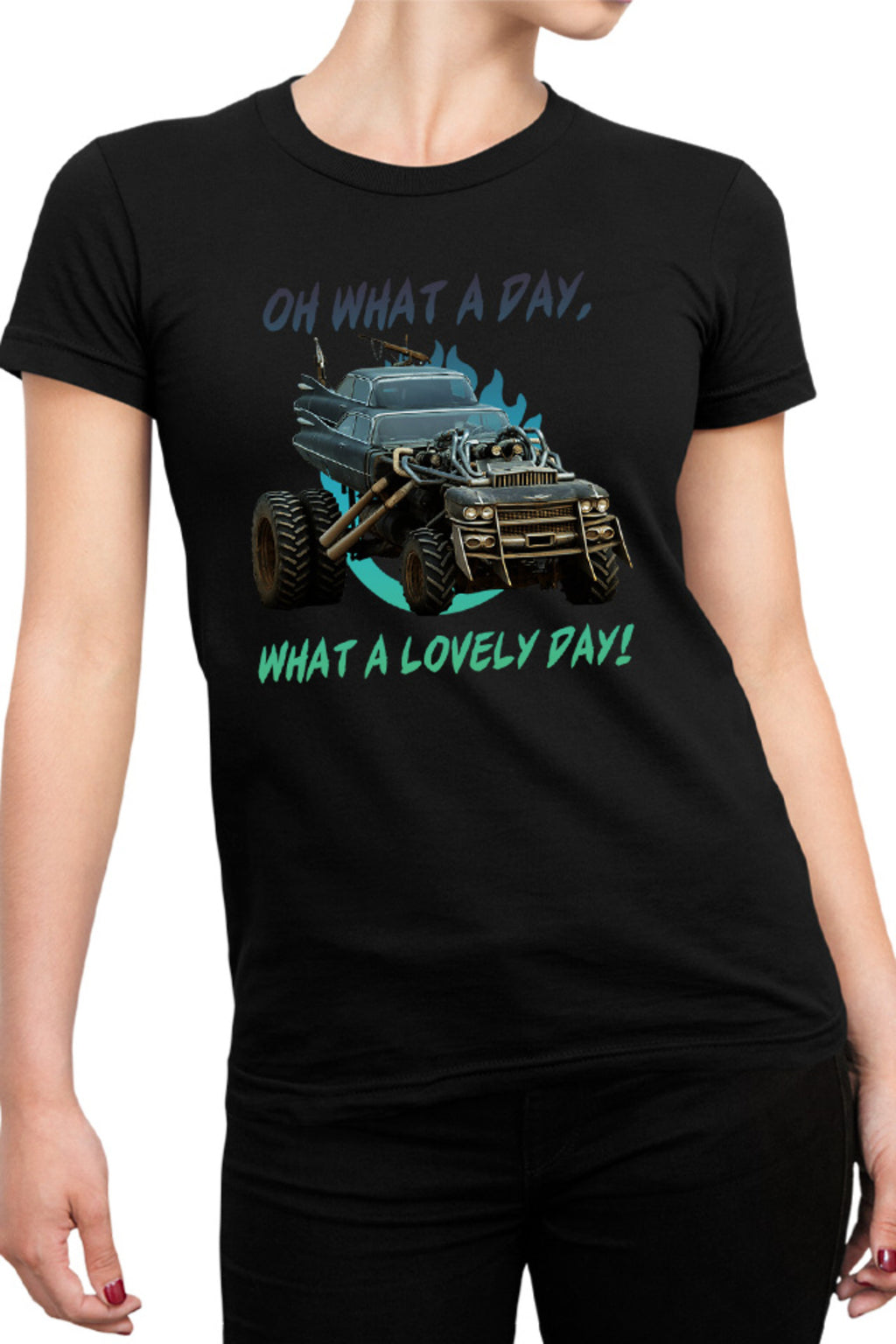 Tricou dama Mad Max Huge Cars Australian Film Based Mature
