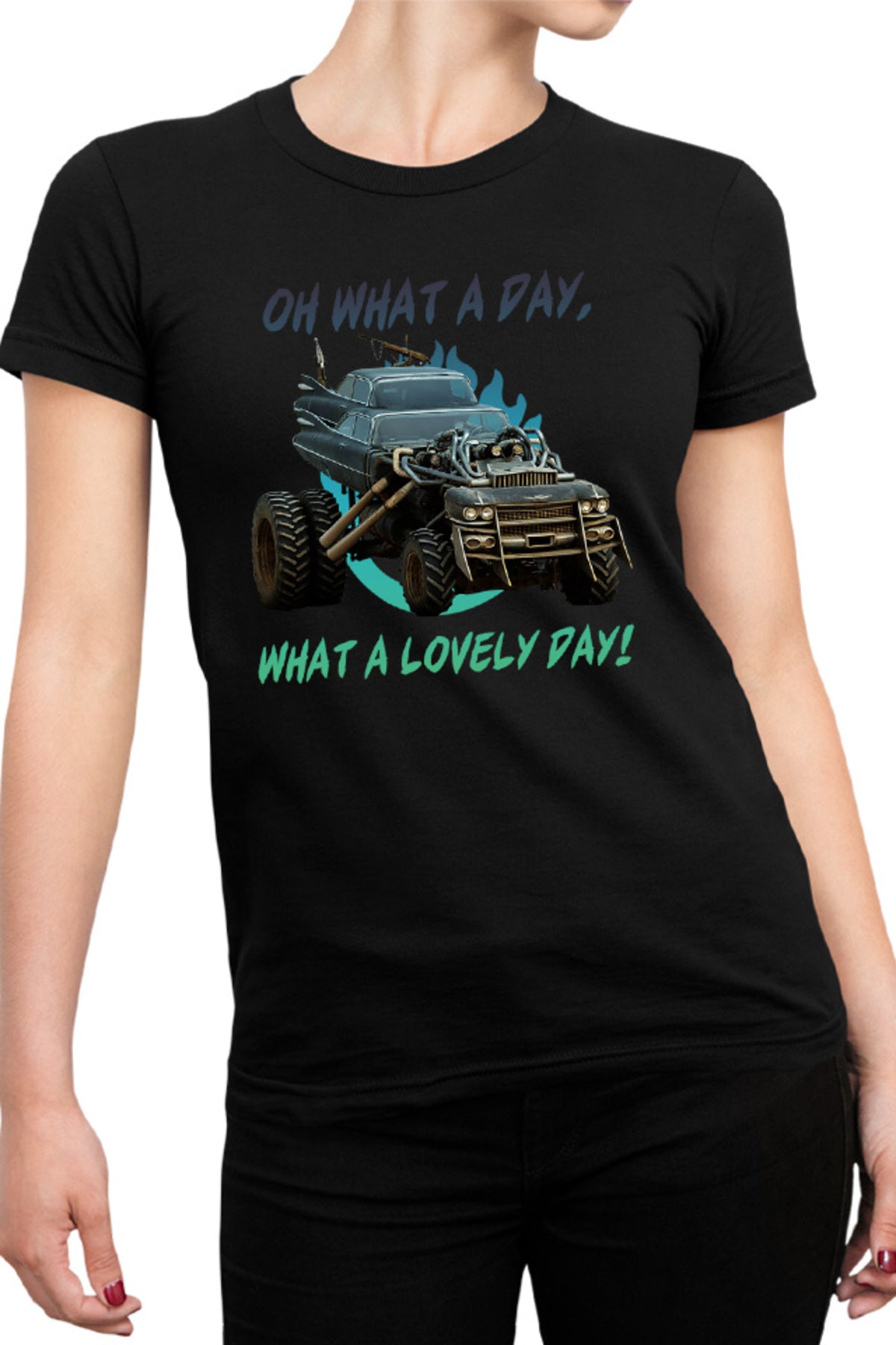 Tricou dama Mad Max Huge Cars Australian Film Based Mature