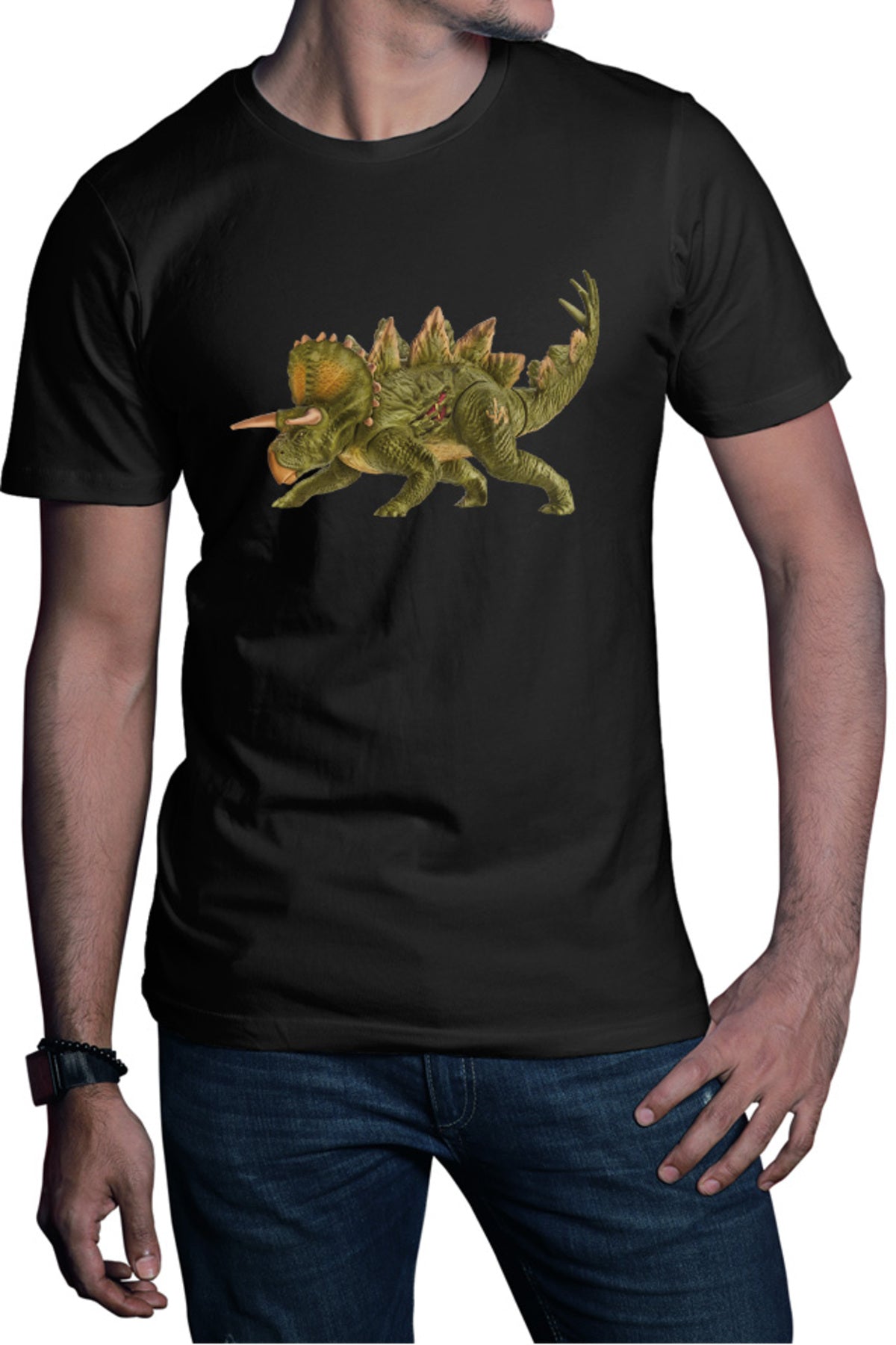 Tricou barbati Jurassic Park Velociraptor Spinosaurus Isla Nublar
