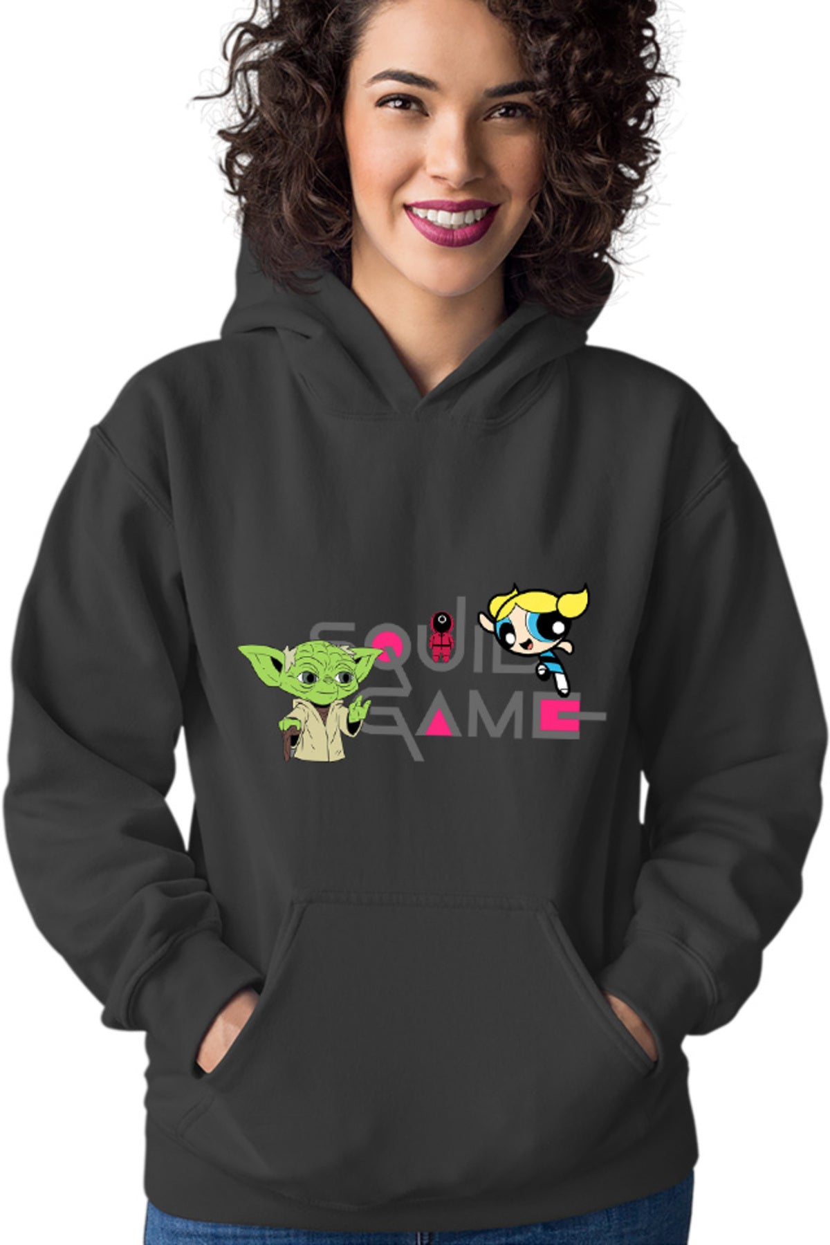 Hanorac dama Squid Game Bubble Yoda Master