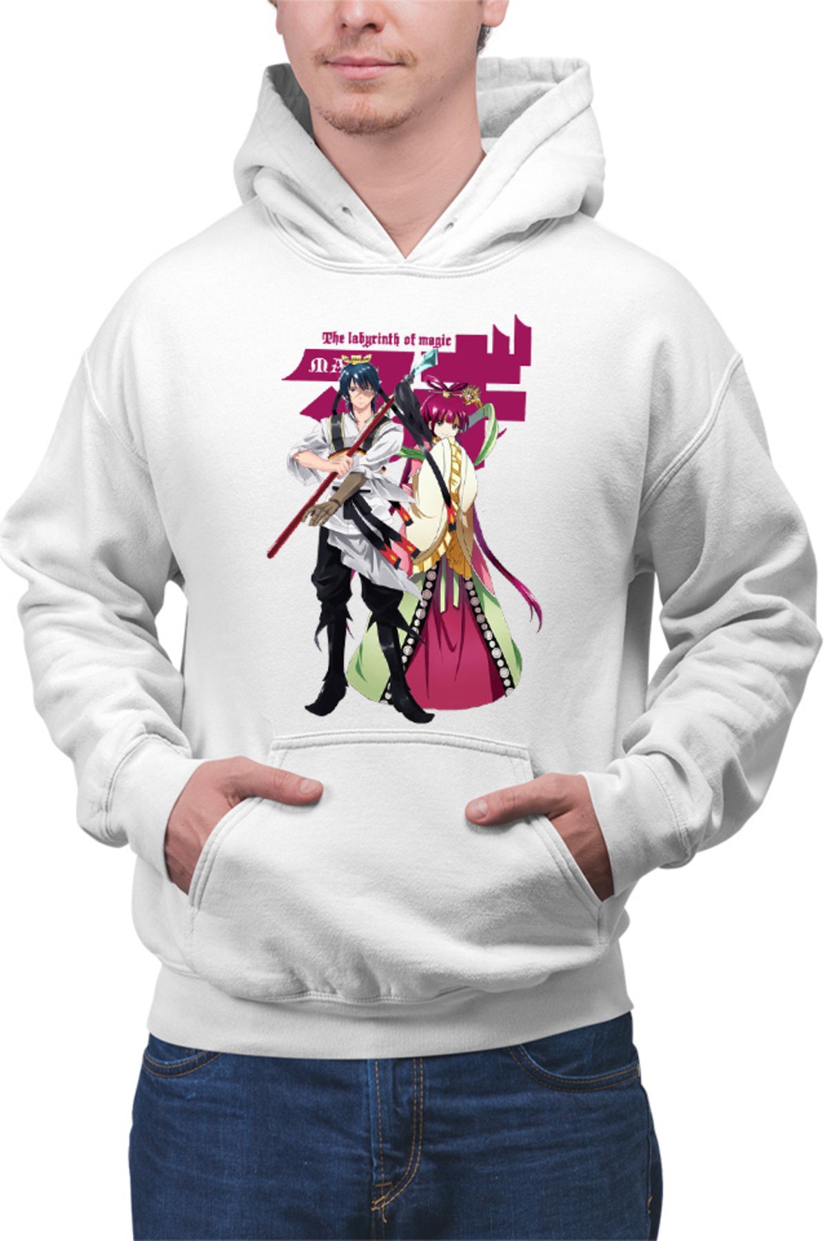 Hanorac barbati Magi The Labyrinth of Magic Kougyoku Queen Hakuryuu Guardian