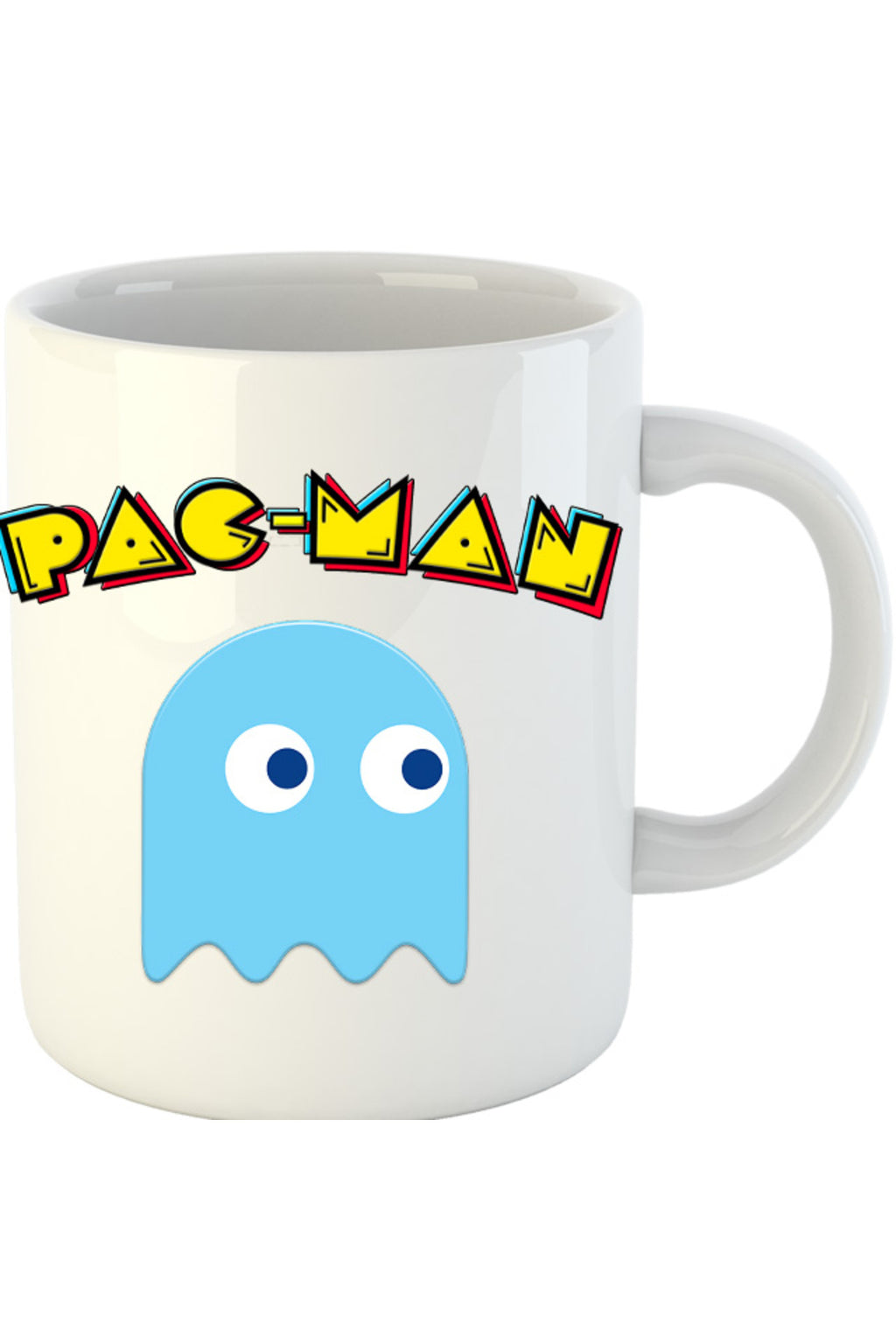 Cana Pac Man Blue Ghost Monster Logo, alba, 330 ml