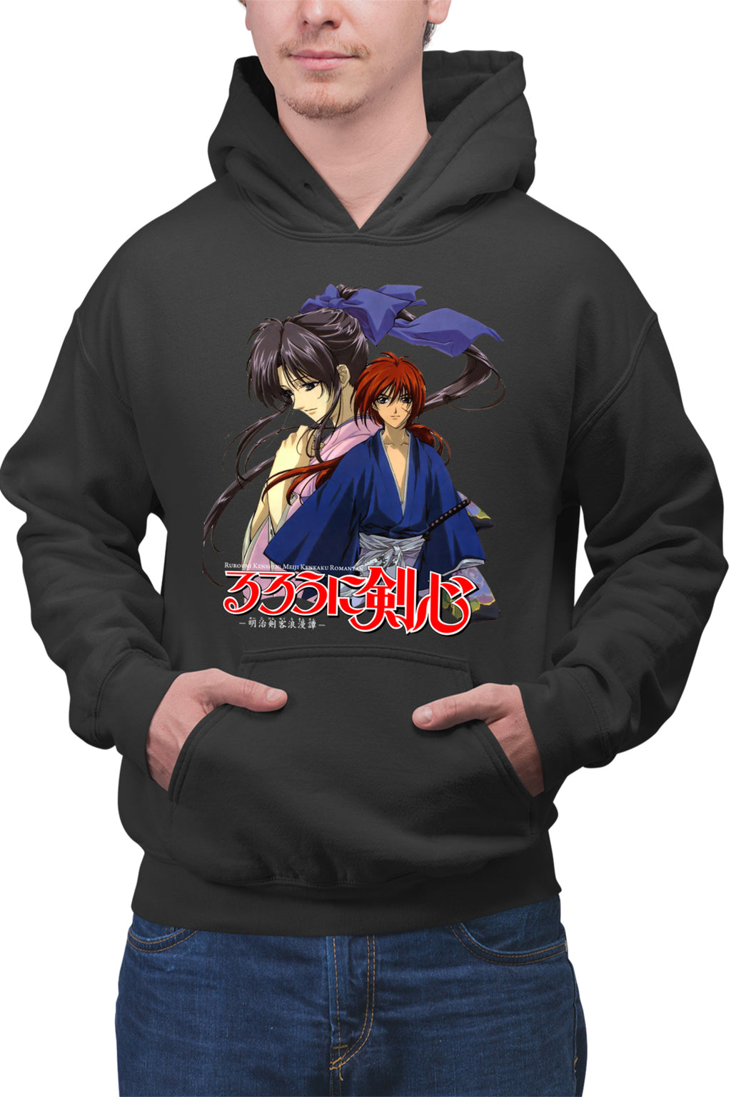 Hanorac barbati Rurouni Kenshin Kaori Couple Anime Monster