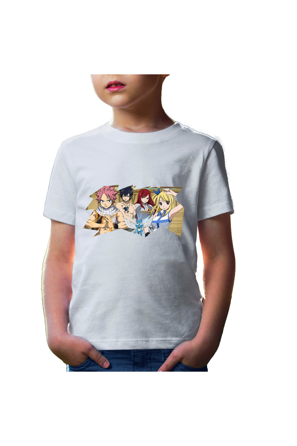 Tricou copii Fairy Tail Best Friends Funny Cat Anime