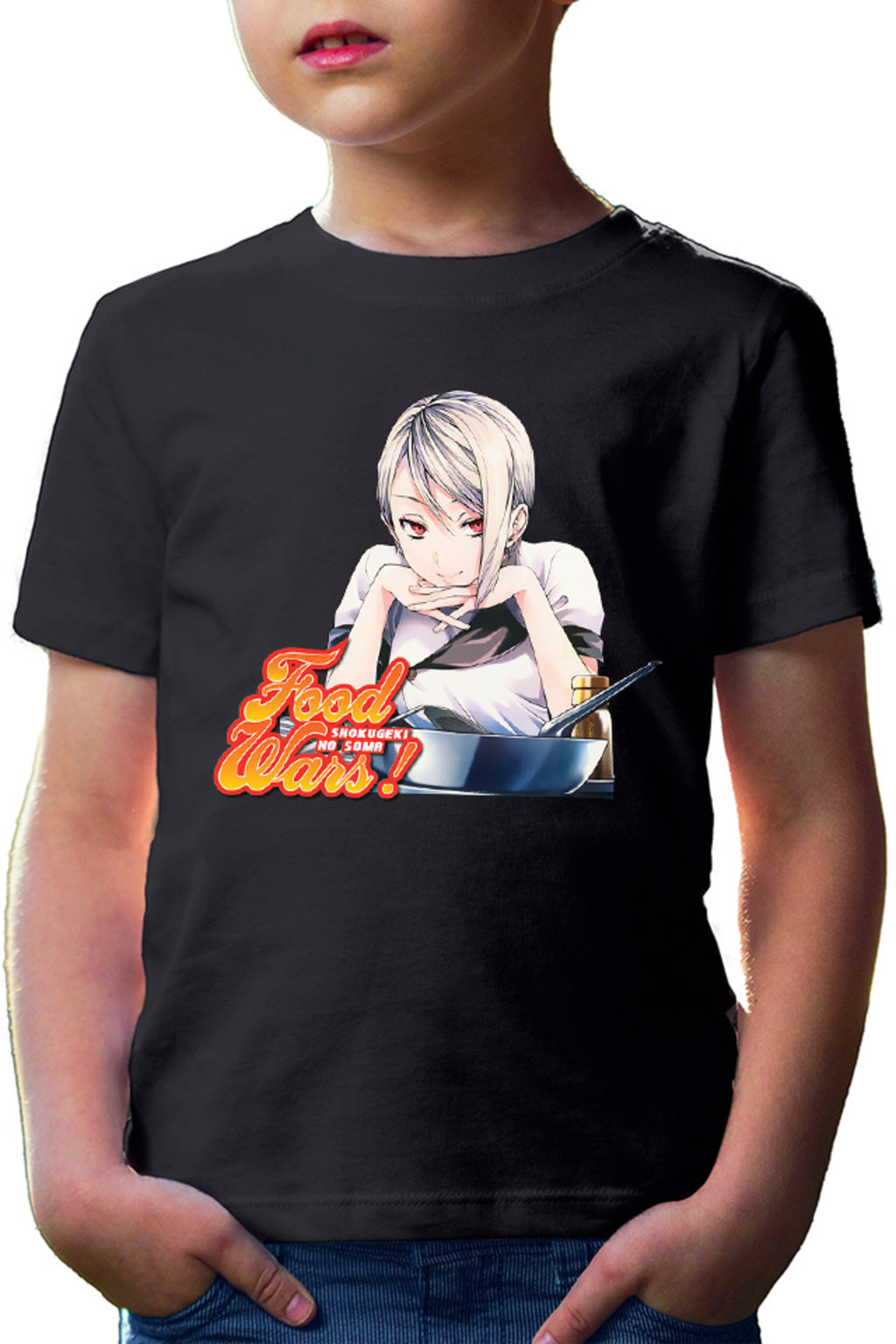 Tricou copii Food Wars Alice Cooking Pan Animeeater