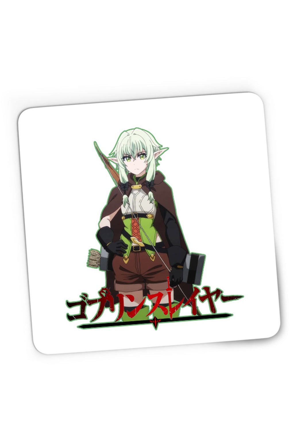 Mousepad Gaming Goblin Slayer Magical Elf Bow Archer Otaku Demon, 21x19 cm