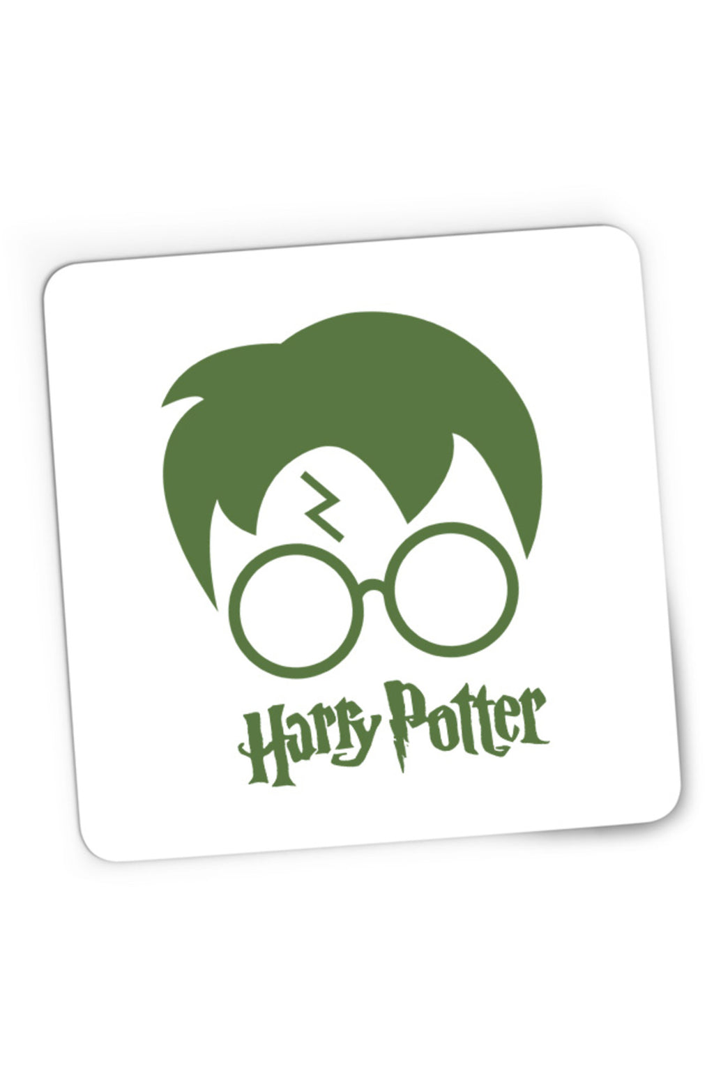 Mousepad Gaming Harry Potter Logo Hair Style Glasses, 21x19 cm