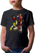 Tricou copii Ironman Shrek Among Us Flying Space