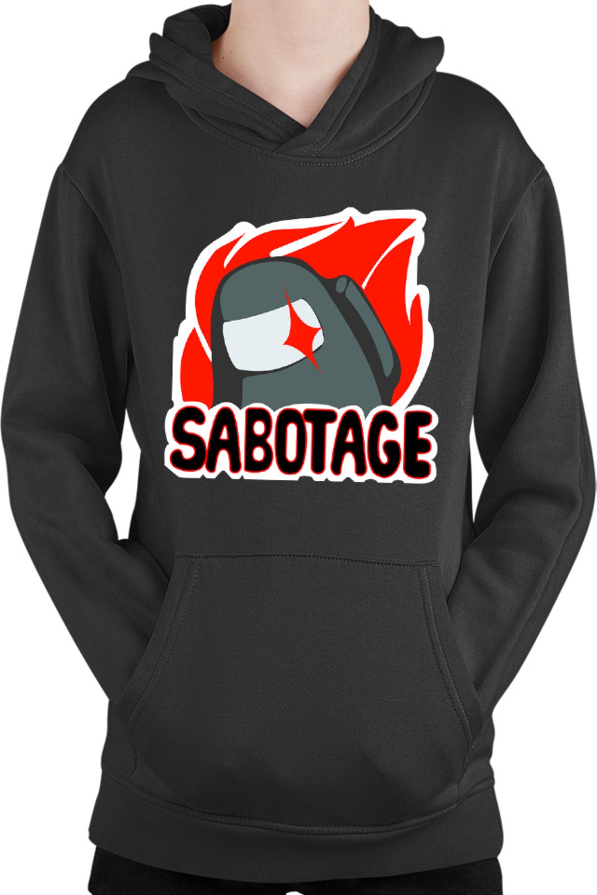 Hanorac copii Among Us Sabotage Crew Space Station Task Vent