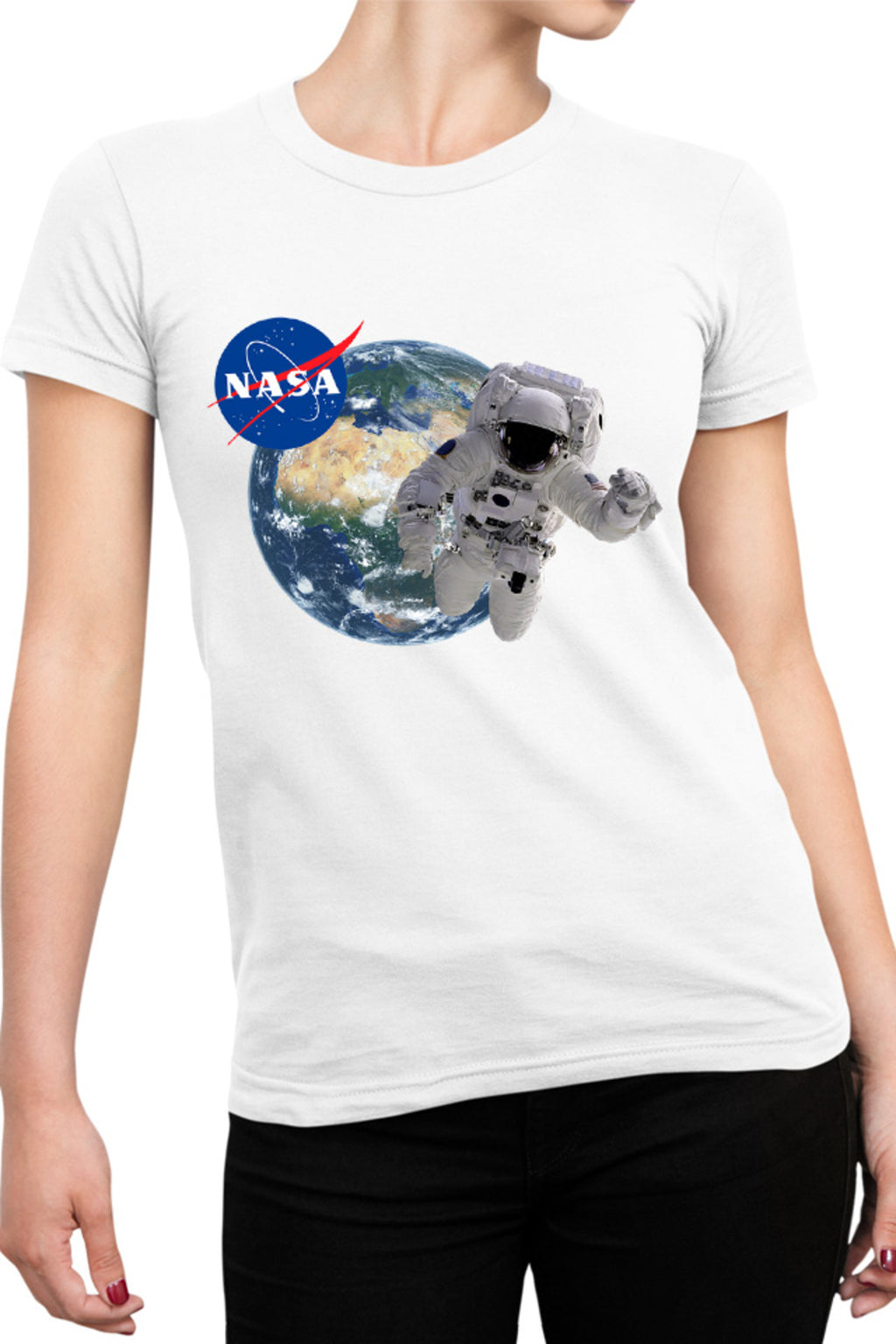 Tricou dama NASA Astronaut Earth Planet Universe