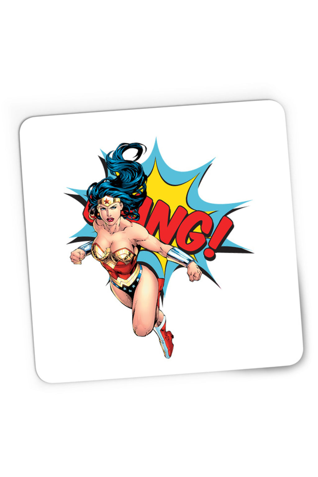 Mousepad Gaming Wonder Woman Bang Super Girl Powers Stunning Marvel Action, 21x19 cm