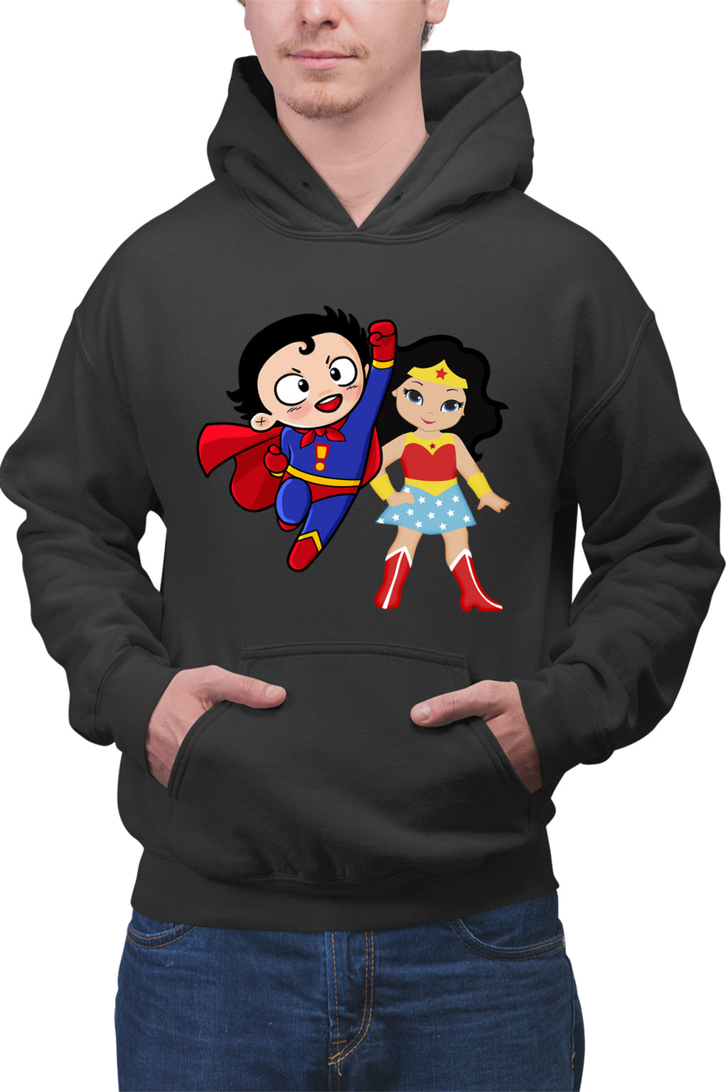 Hanorac barbati Superman Wonder Woman Cartoon Hero Comics