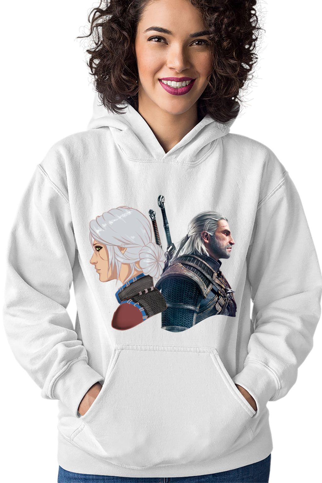 Hanorac dama The Witcher Geralt Ciri Xbox Game Nvidia