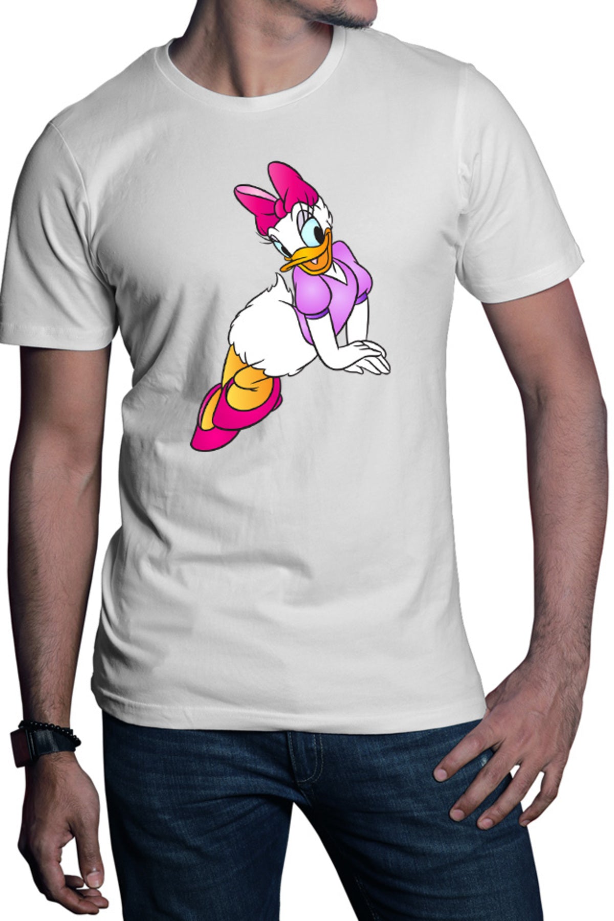 Tricou barbati Donalt Duck Daisy Lady Beautiful Disney