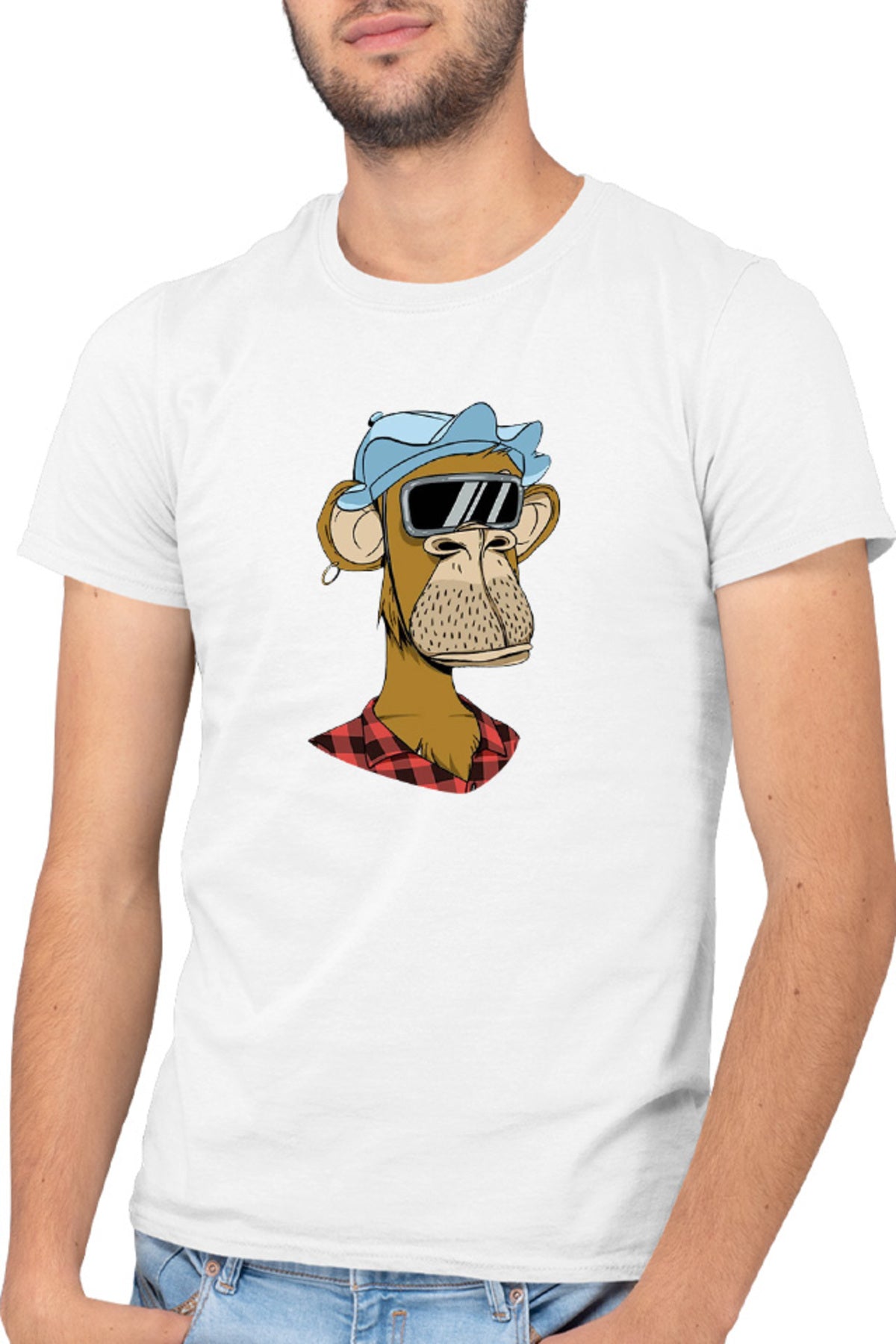 Tricou barbati NFT Monkey Pyramid Thief Crypto Coin