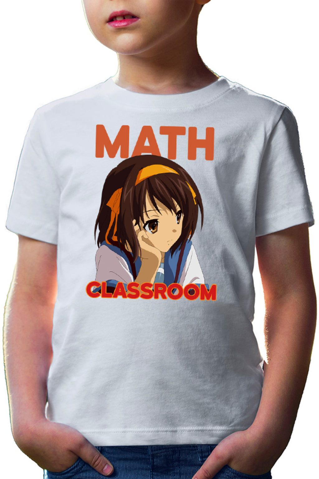 Tricou copii Haruhi Suzumiya Math Classroom Anime Comedy Highschool