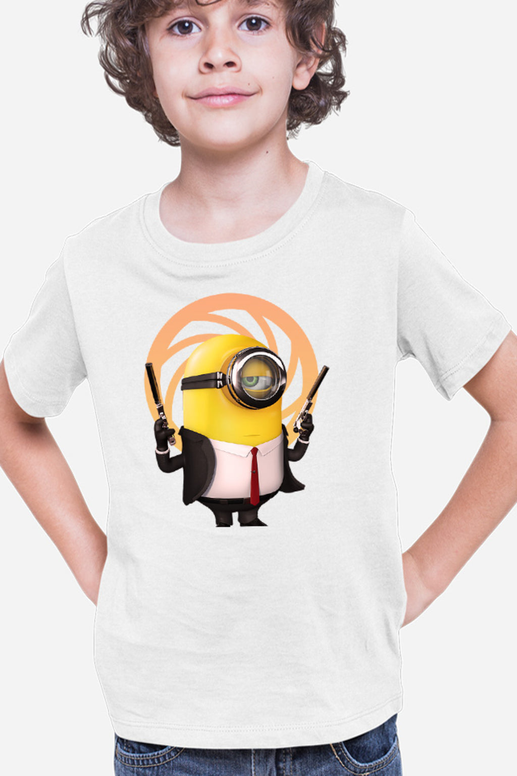 Tricou copii James Bond Minions Funny Animation
