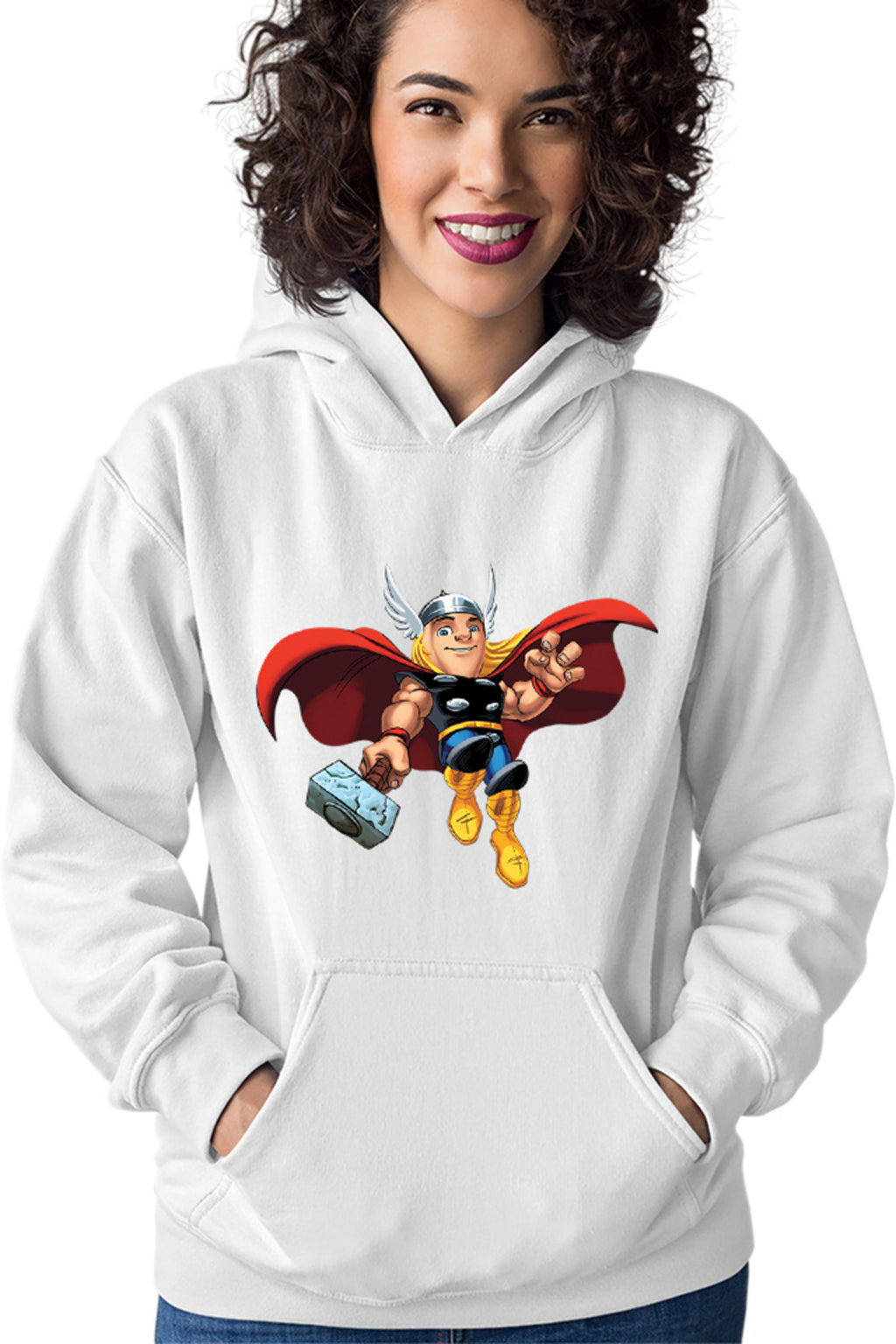 Hanorac dama Thor Fly Hammer Arrogant Midgard God Walt Disney