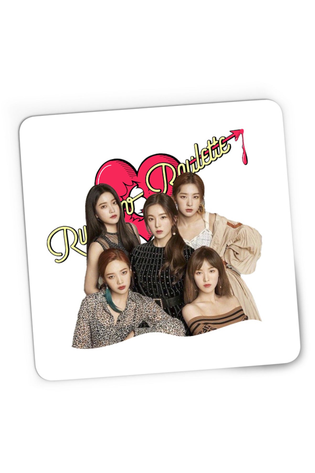 Mousepad Gaming Red Velvet Russian Roulette Heart Album New Hit, 21x19 cm