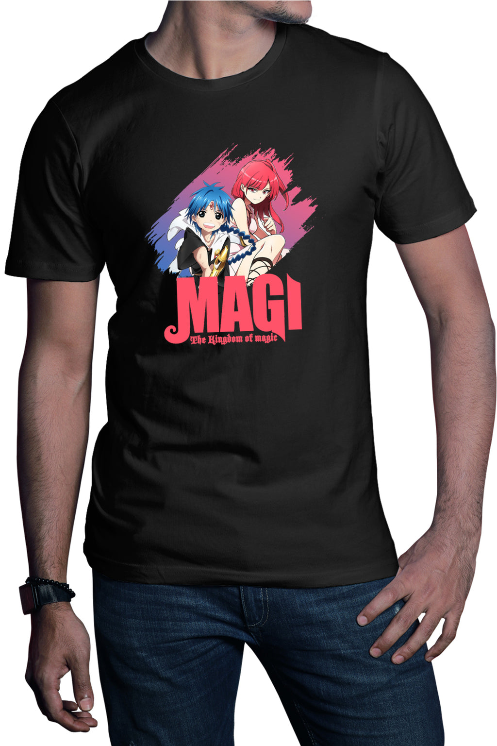 Tricou barbati Magi The Labyrinth of Magic Morgiana Alladin Duo Pose