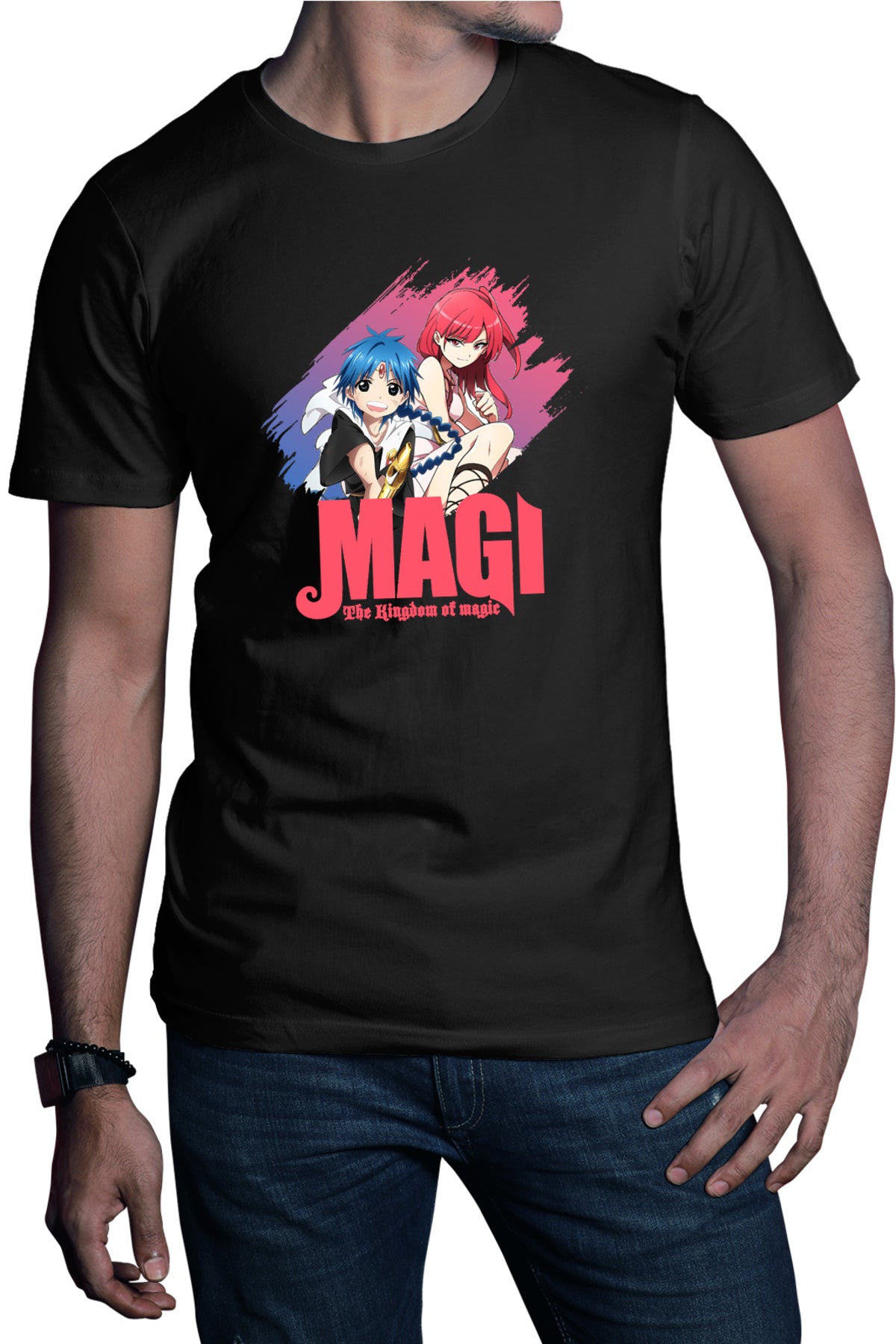 Tricou barbati Magi The Labyrinth of Magic Morgiana Alladin Duo Pose