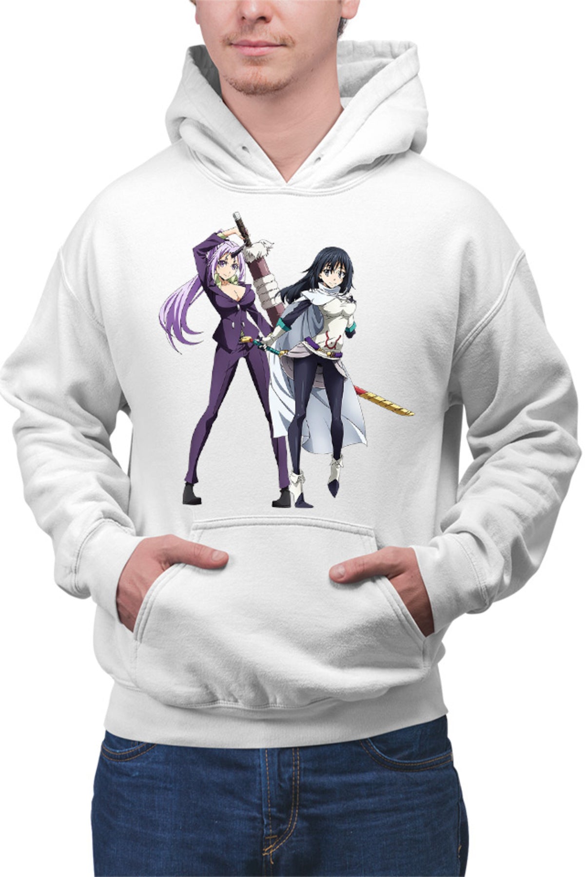 Hanorac barbati TenSura Slime Shizue Shio Mage Assasin Anime Otaku