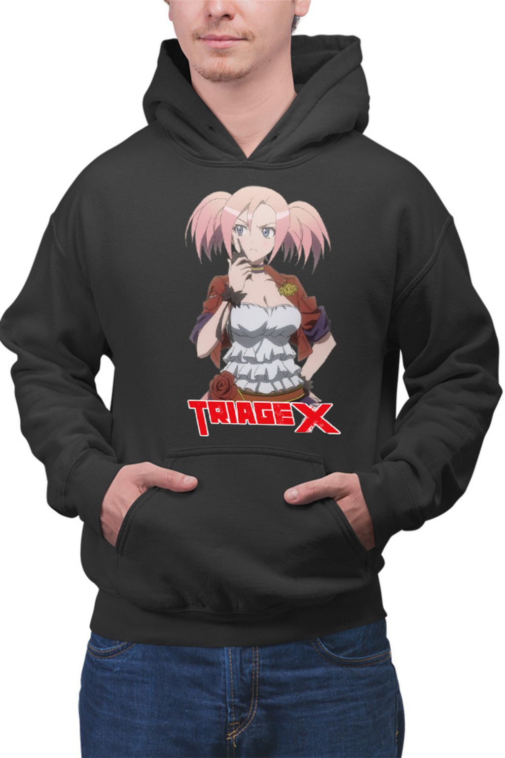 Hanorac barbati Triage X Nishida Oriha Twins Manga Kawaii