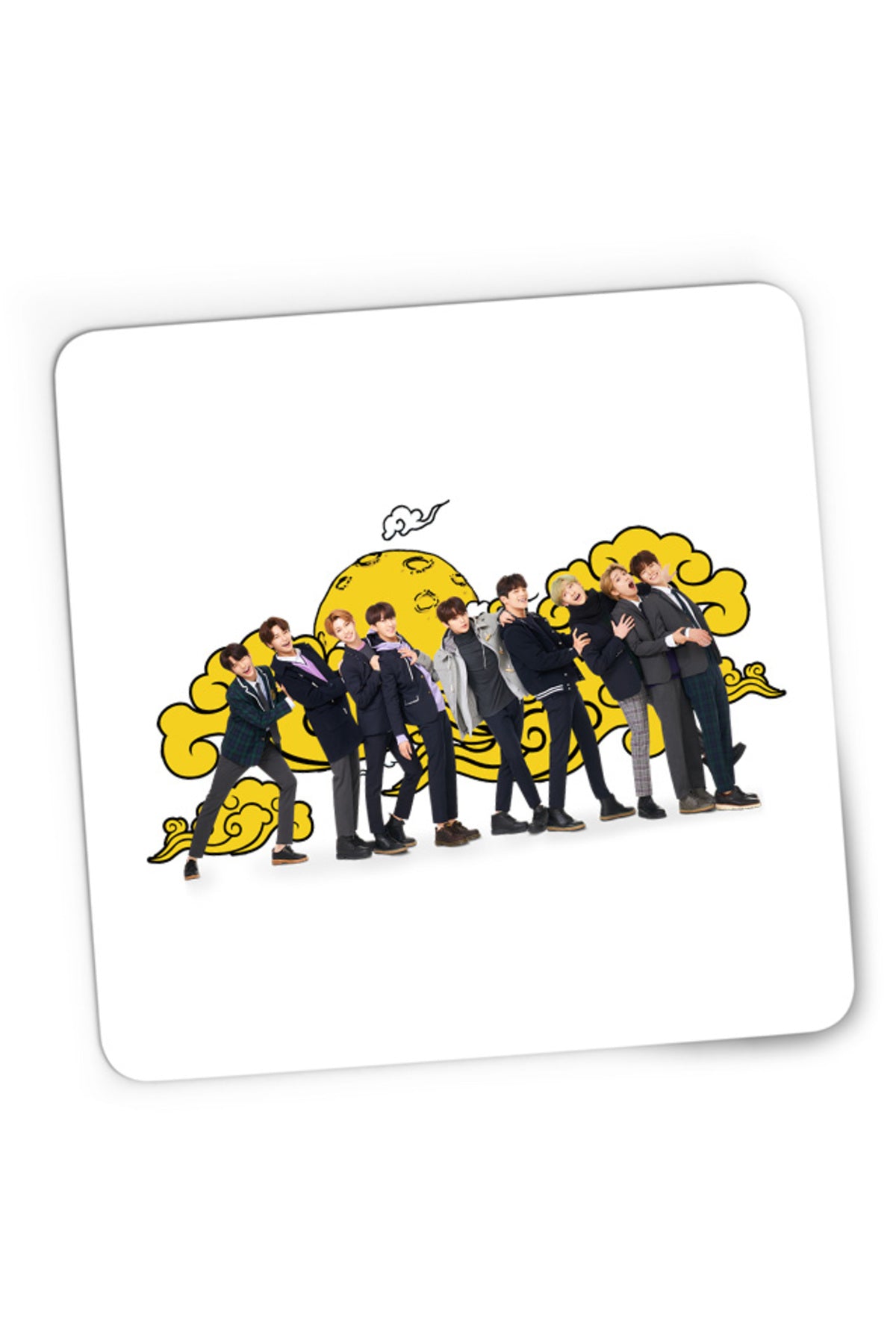 Mousepad Gaming Stray Kids Group Members Band Jeongin Lee Know, 21x19 cm